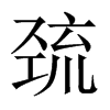 巰的中國(guó)大陸宋體