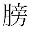 膀的韓國(guó)明朝體