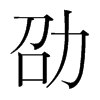 劭的韓國(guó)明朝體